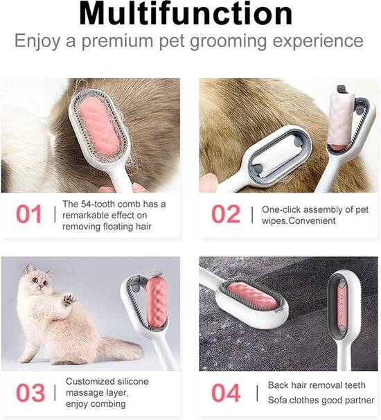 برس موی مغناطیسی آبی